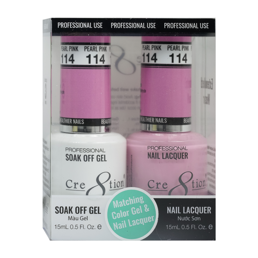 Cre8tion - Gel & Lacquer Solid Duo (#101 - #144)