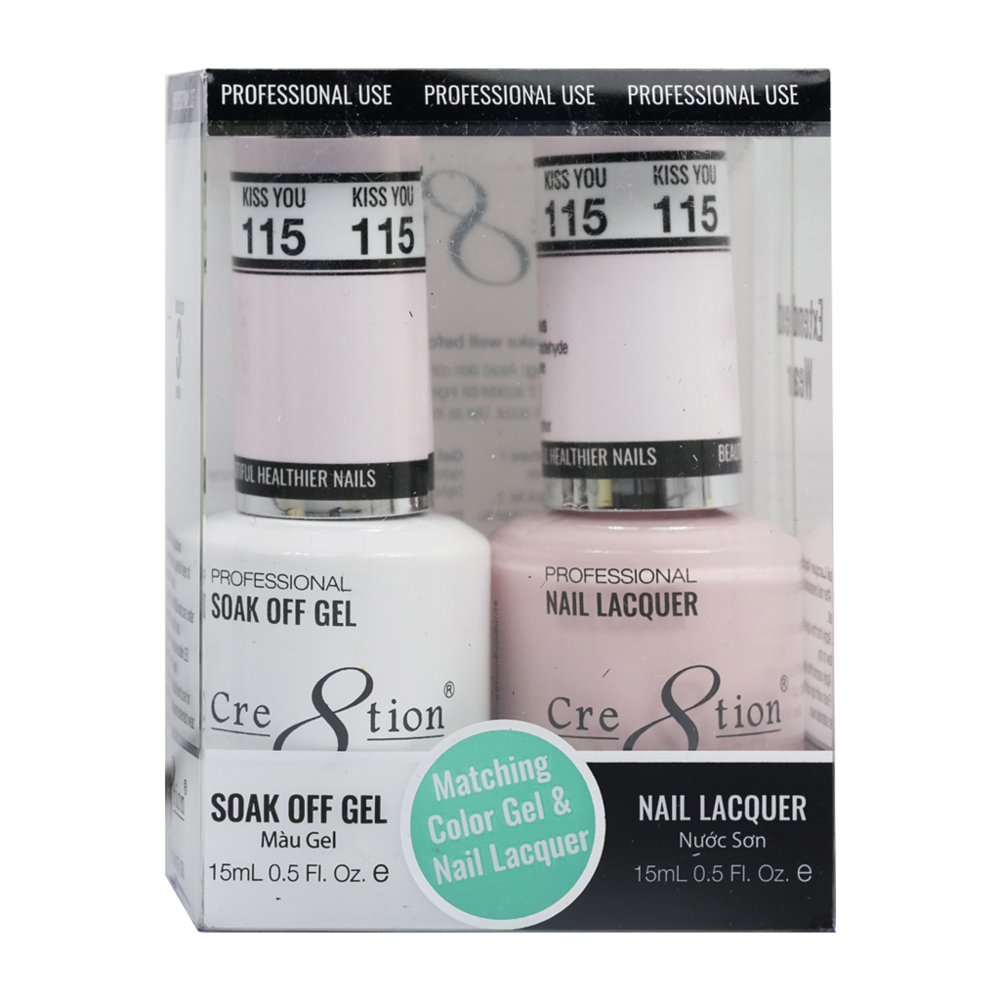 Cre8tion - Gel & Lacquer Solid Duo (#101 - #144)