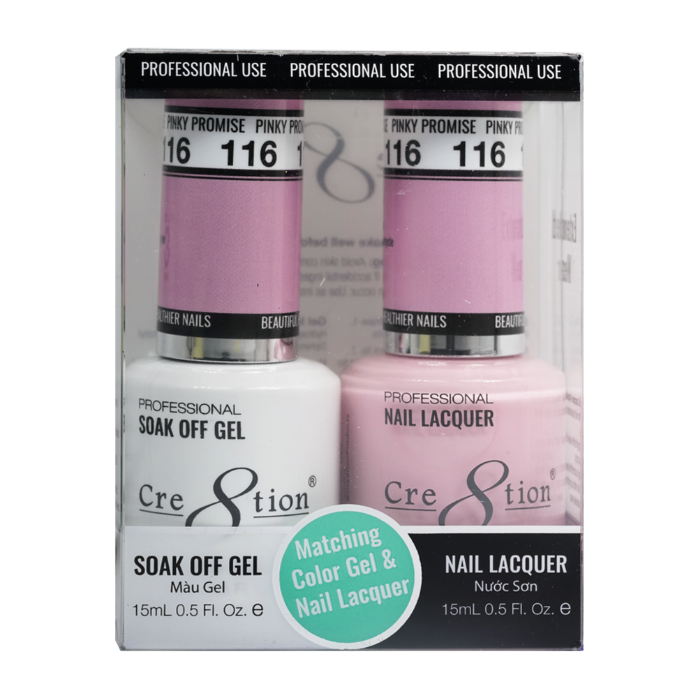 Cre8tion - Gel & Lacquer Solid Duo (#101 - #144)