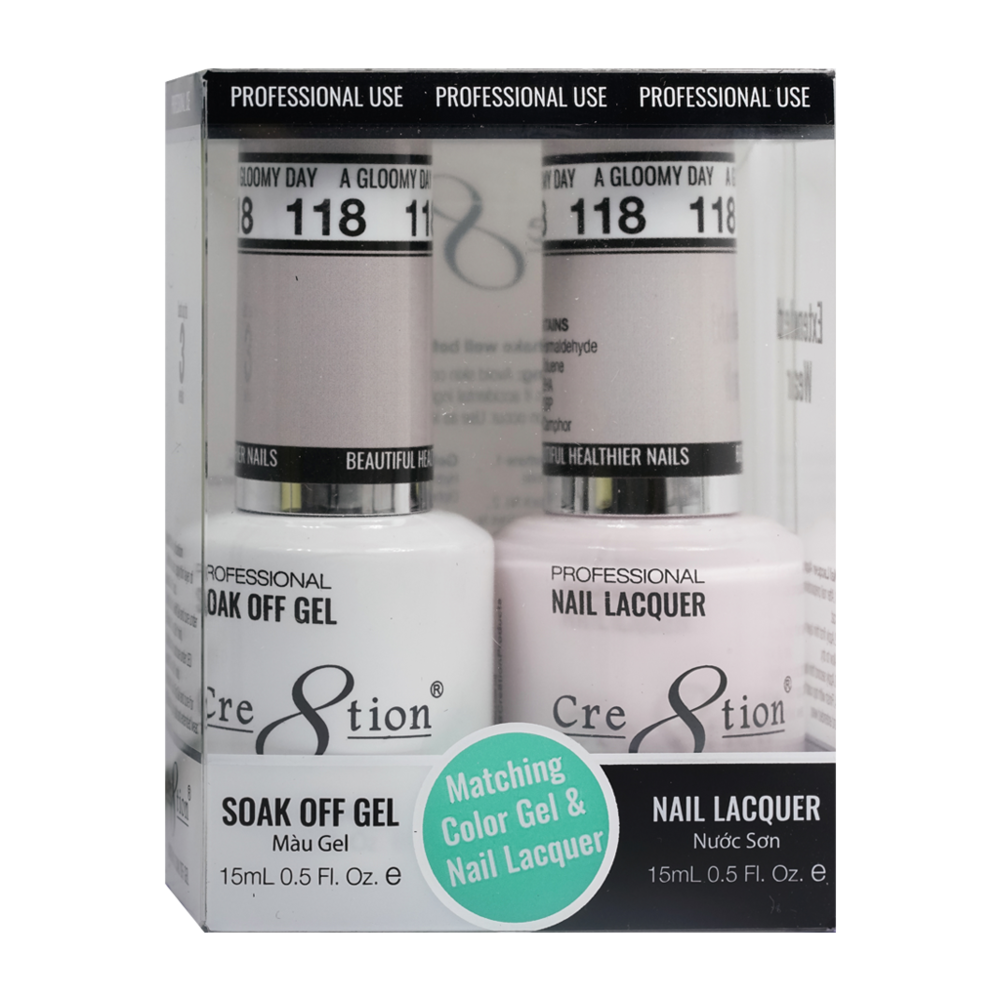 Cre8tion - Gel & Lacquer Solid Duo (#101 - #144)