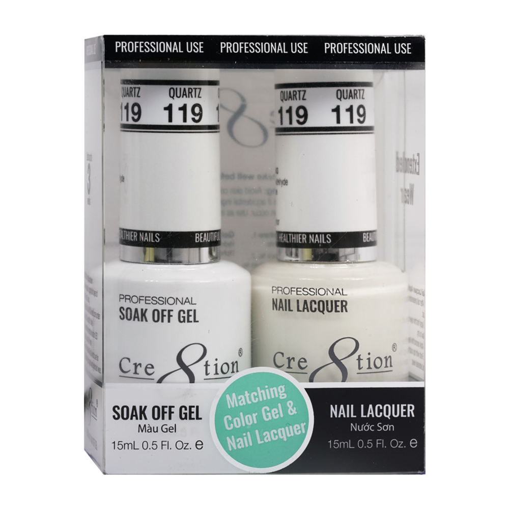 Cre8tion - Gel & Lacquer Solid Duo (#101 - #144)