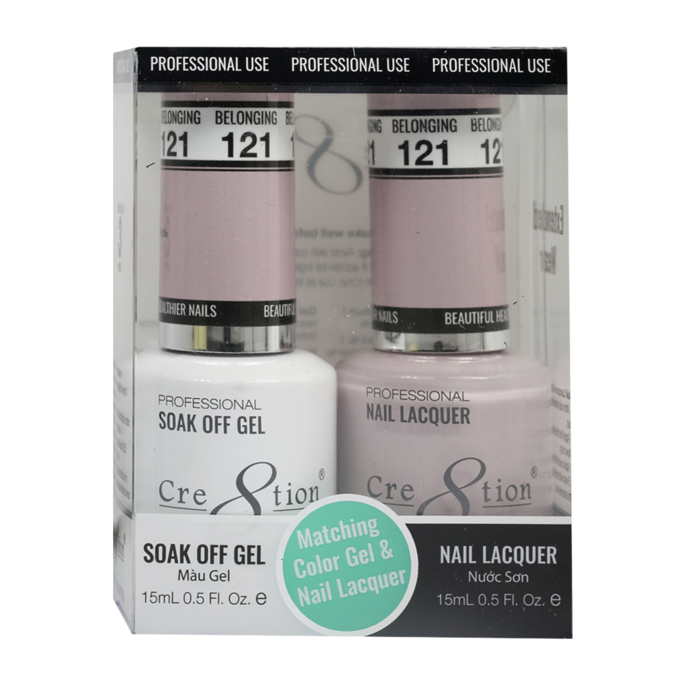 Cre8tion - Gel & Lacquer Solid Duo (#101 - #144)