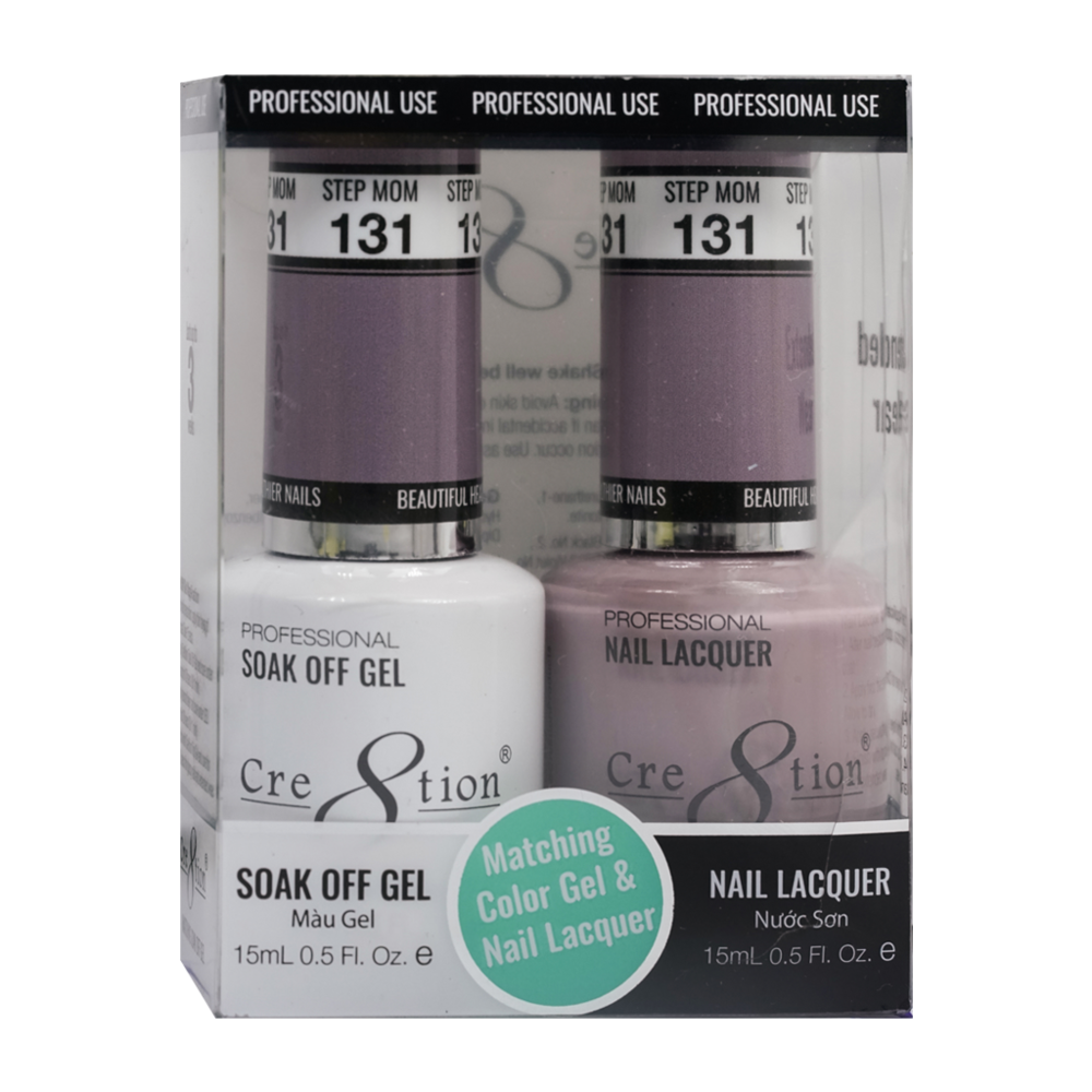 Cre8tion - Gel & Lacquer Solid Duo (#101 - #144)
