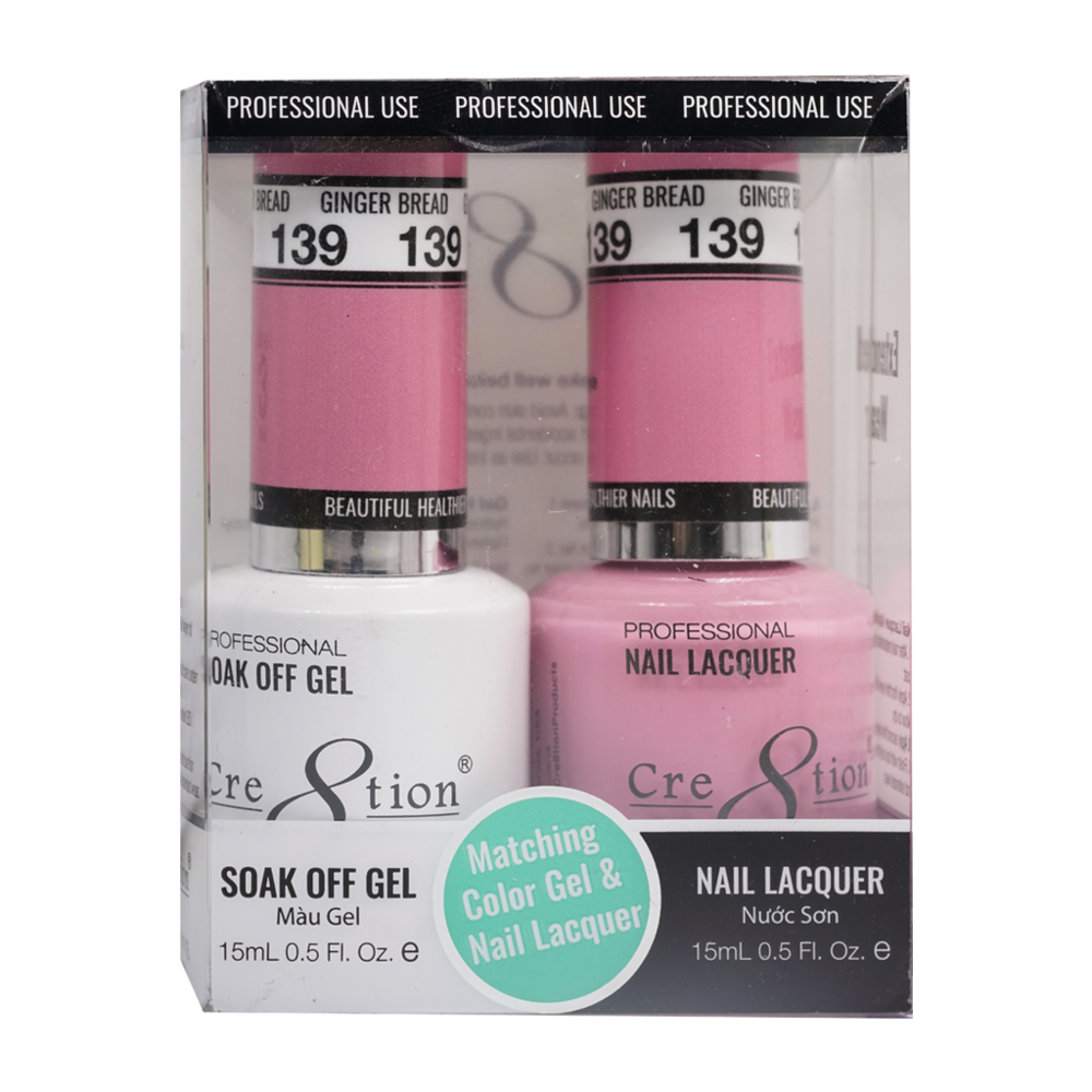 Cre8tion - Gel & Lacquer Solid Duo (#101 - #144)
