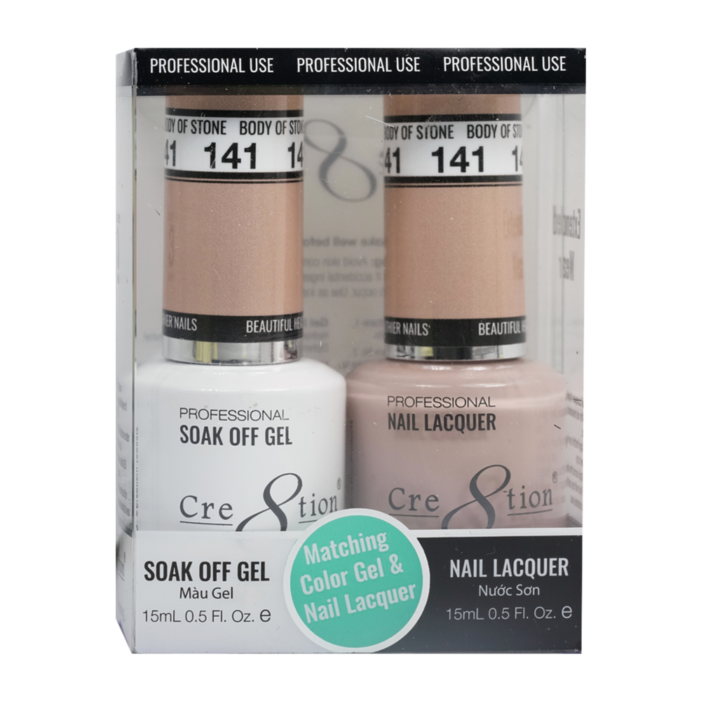 Cre8tion - Gel & Lacquer Solid Duo (#101 - #144)
