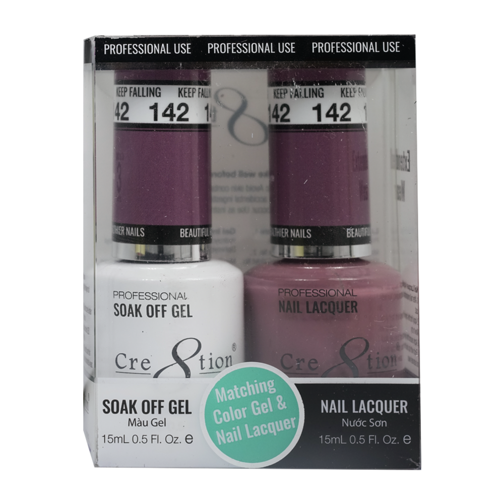 Cre8tion - Gel & Lacquer Solid Duo (#101 - #144)