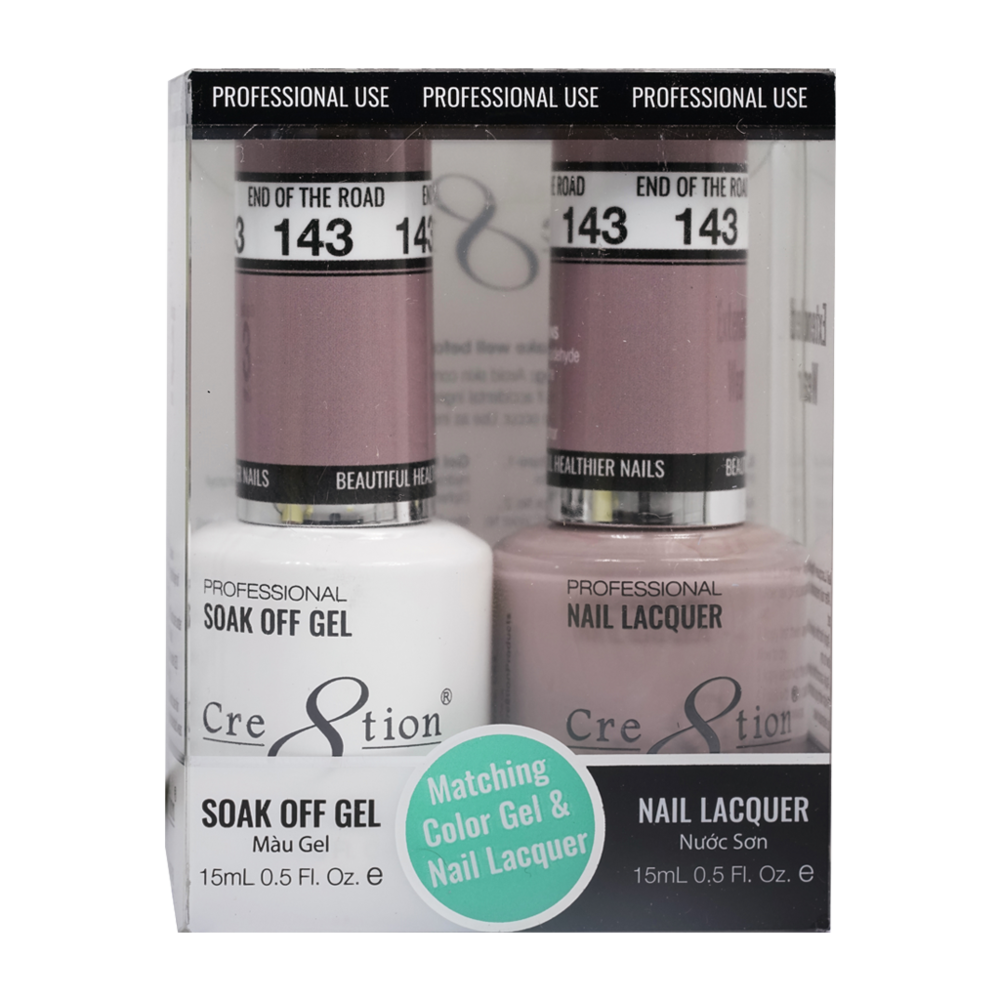 Cre8tion - Gel & Lacquer Solid Duo (#101 - #144)
