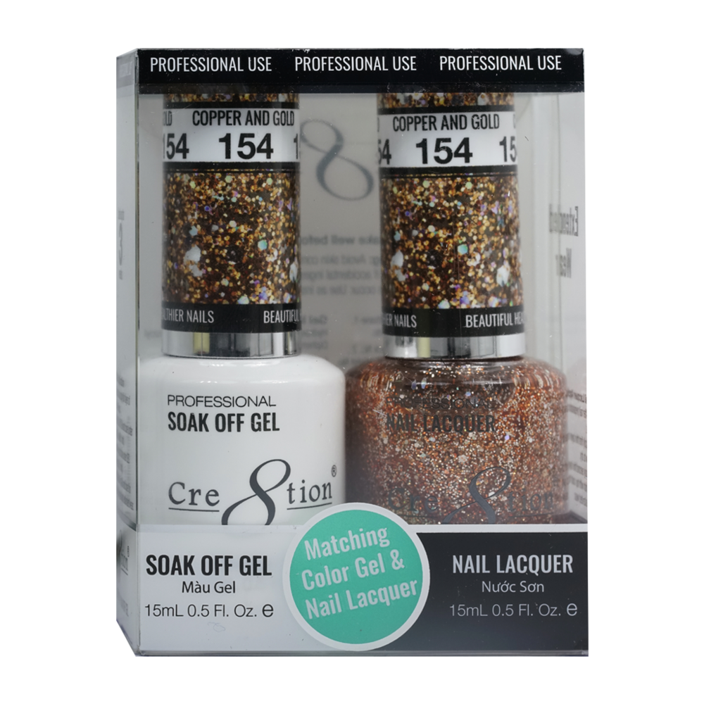 Cre8tion - Gel & Lacquer Glitter Duo (#145 - #216)