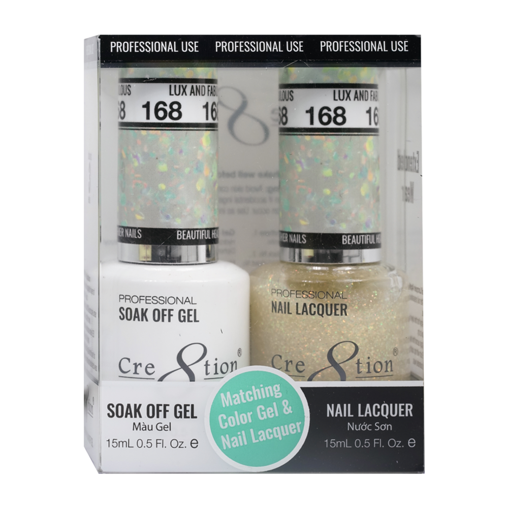 Cre8tion - Gel & Lacquer Glitter Duo (#145 - #216)