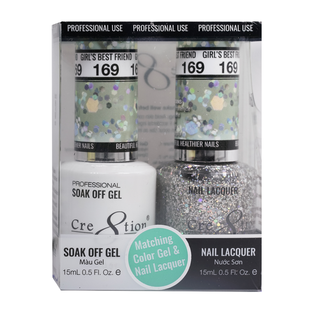 Cre8tion - Gel & Lacquer Glitter Duo (#145 - #216)