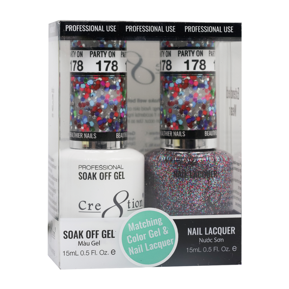 Cre8tion - Gel & Lacquer Glitter Duo (#145 - #216)