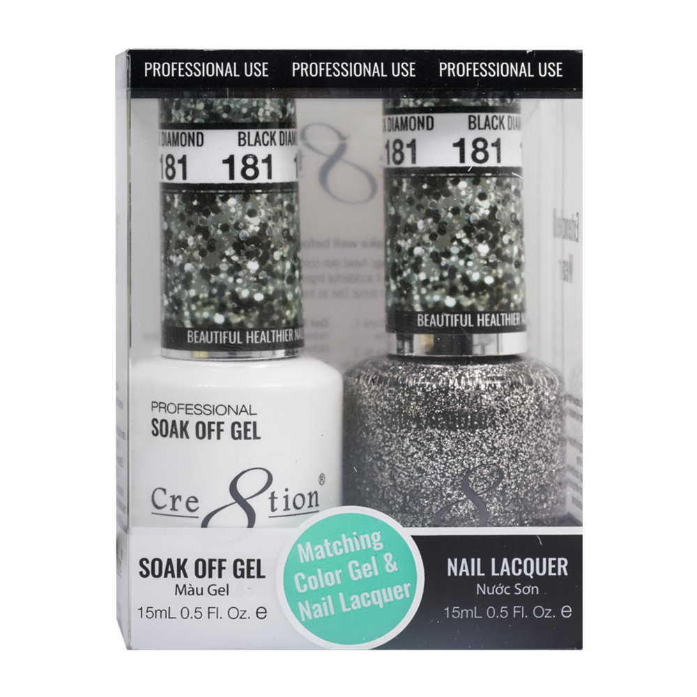 Cre8tion - Gel & Lacquer Glitter Duo (#145 - #216)