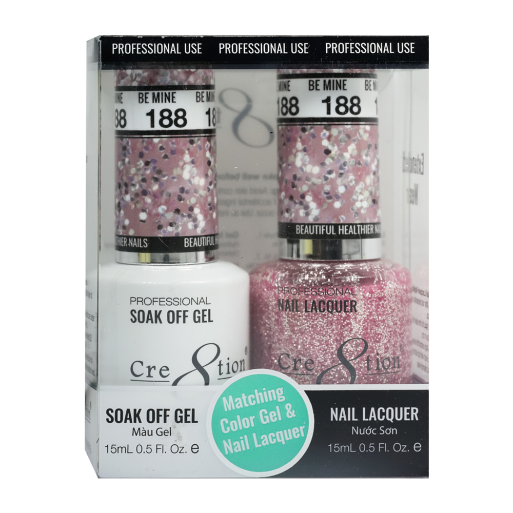 Cre8tion - Gel & Lacquer Glitter Duo (#145 - #216)