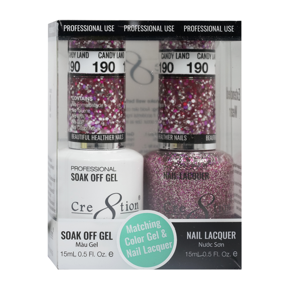 Cre8tion - Gel & Lacquer Glitter Duo (#145 - #216)