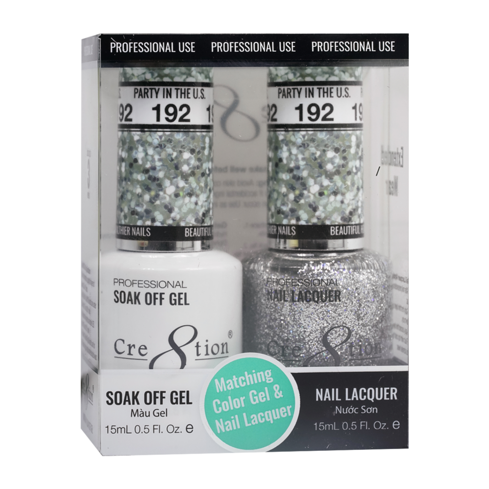 Cre8tion - Gel & Lacquer Glitter Duo (#145 - #216)