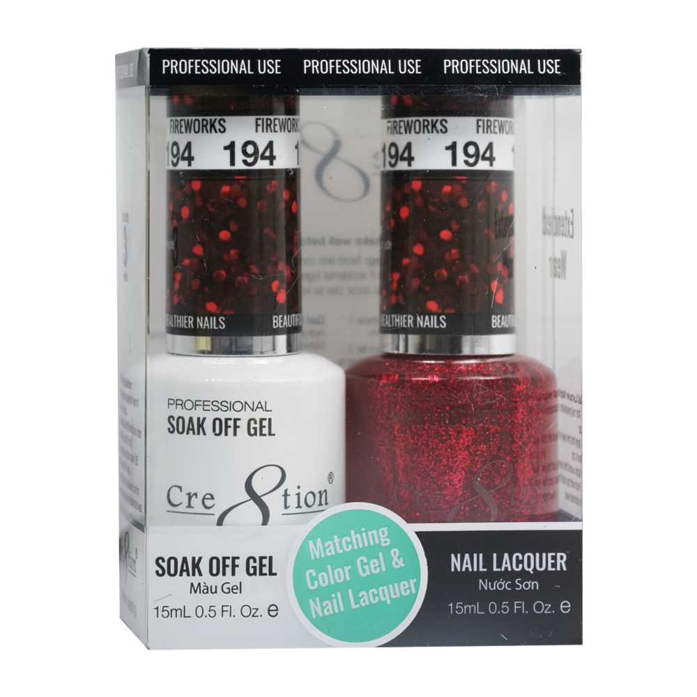 Cre8tion - Gel & Lacquer Glitter Duo (#145 - #216)