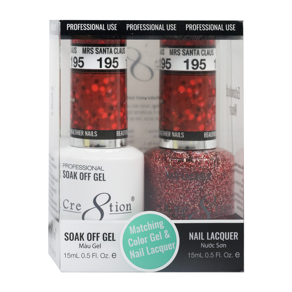 Cre8tion - Gel & Lacquer Glitter Duo (#145 - #216)