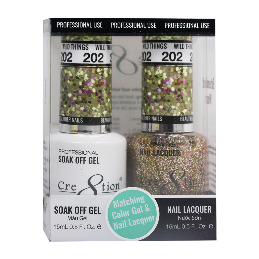 Cre8tion - Gel & Lacquer Glitter Duo (#145 - #216)