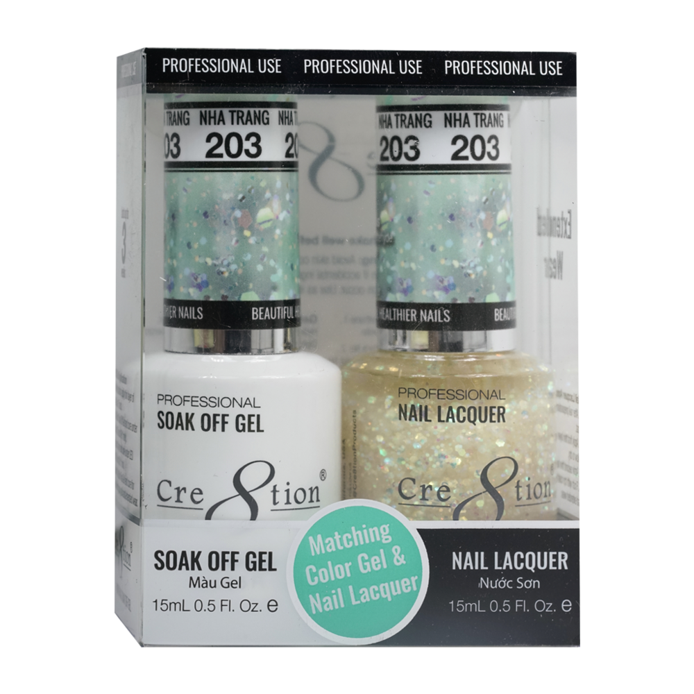 Cre8tion - Gel & Lacquer Glitter Duo (#145 - #216)