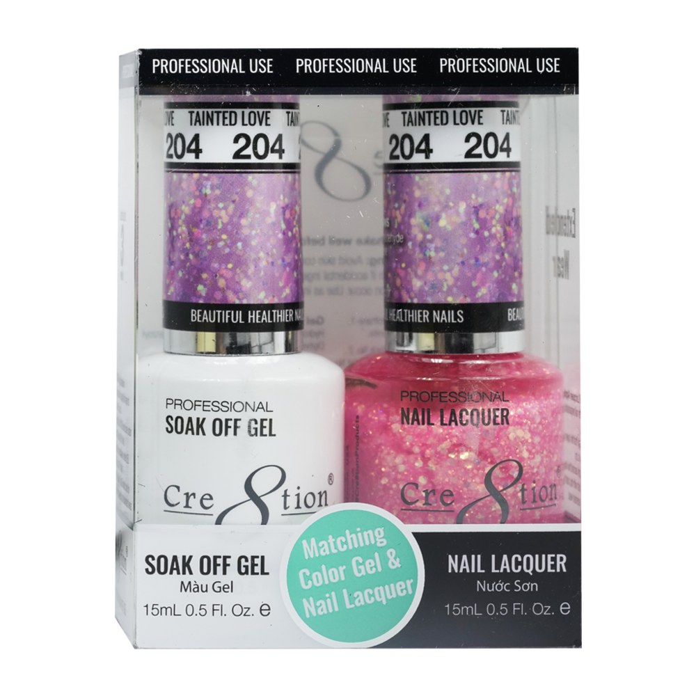 Cre8tion - Gel & Lacquer Glitter Duo (#145 - #216)