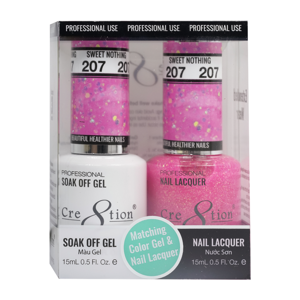 Cre8tion - Gel & Lacquer Glitter Duo (#145 - #216)