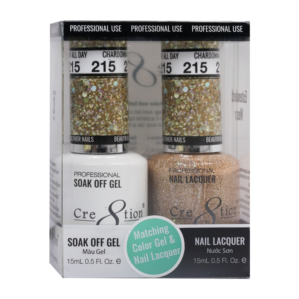 Cre8tion - Gel & Lacquer Glitter Duo (#145 - #216)