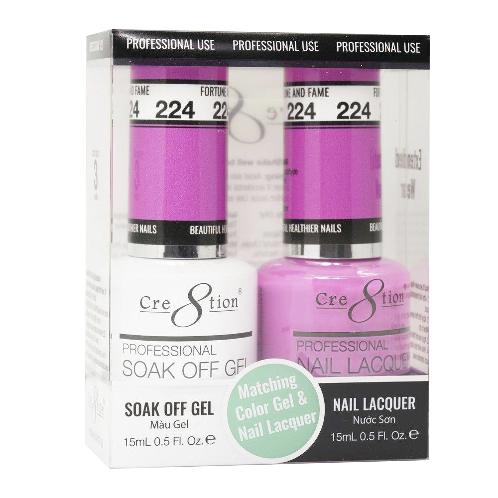 Cre8tion - Gel & Lacquer Solid Duo (#217 - #288)
