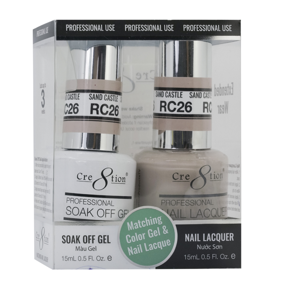 Cre8tion - Gel & Lacquer Rustic Duo (#1 to #45)