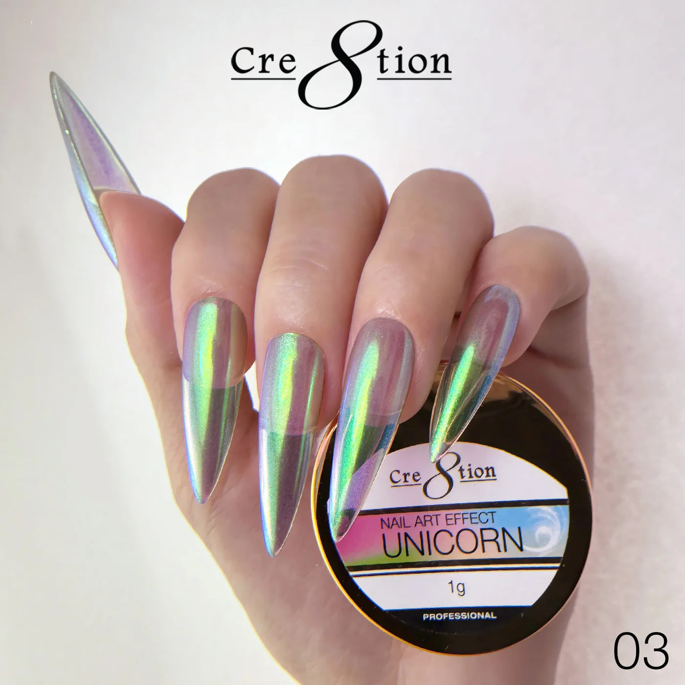 Cre8tion - Nail Art Unicorn Effect Full Set (18 Colors)