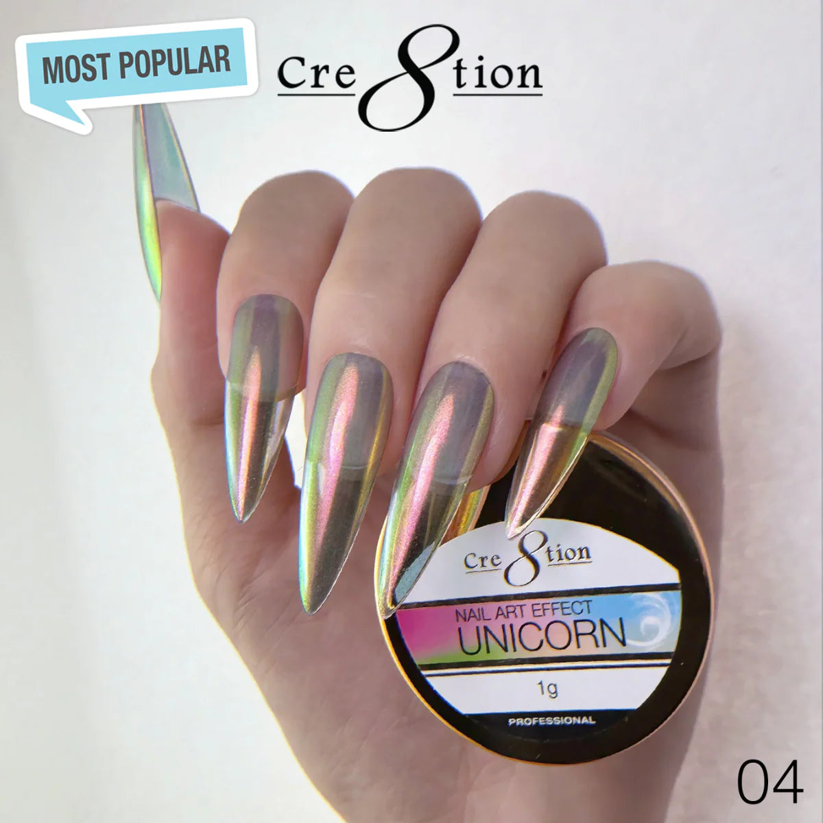 Cre8tion - Nail Art Unicorn Effect Full Set (18 Colors)