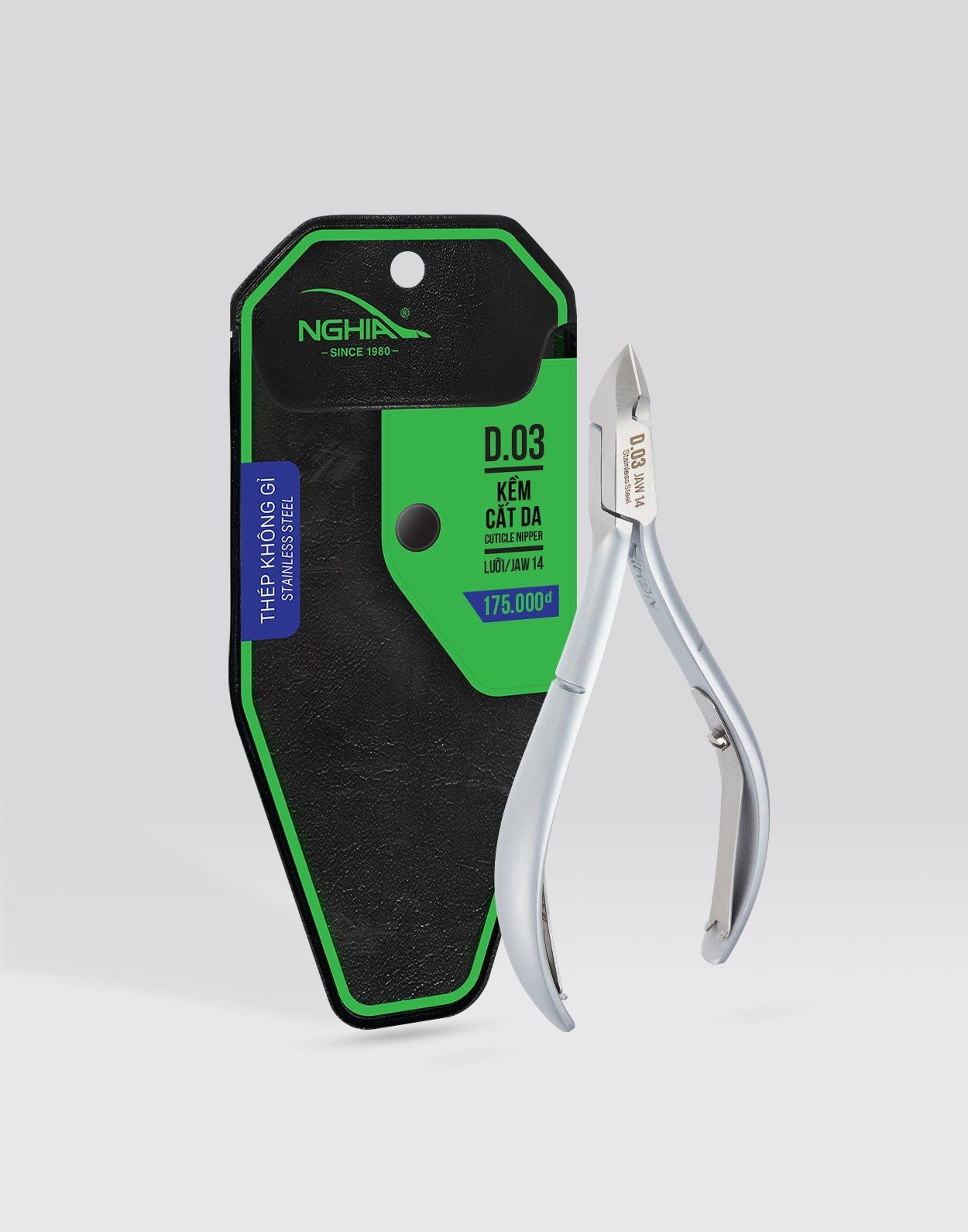 NGHIA Stainless Steel Cuticle Nipper D03