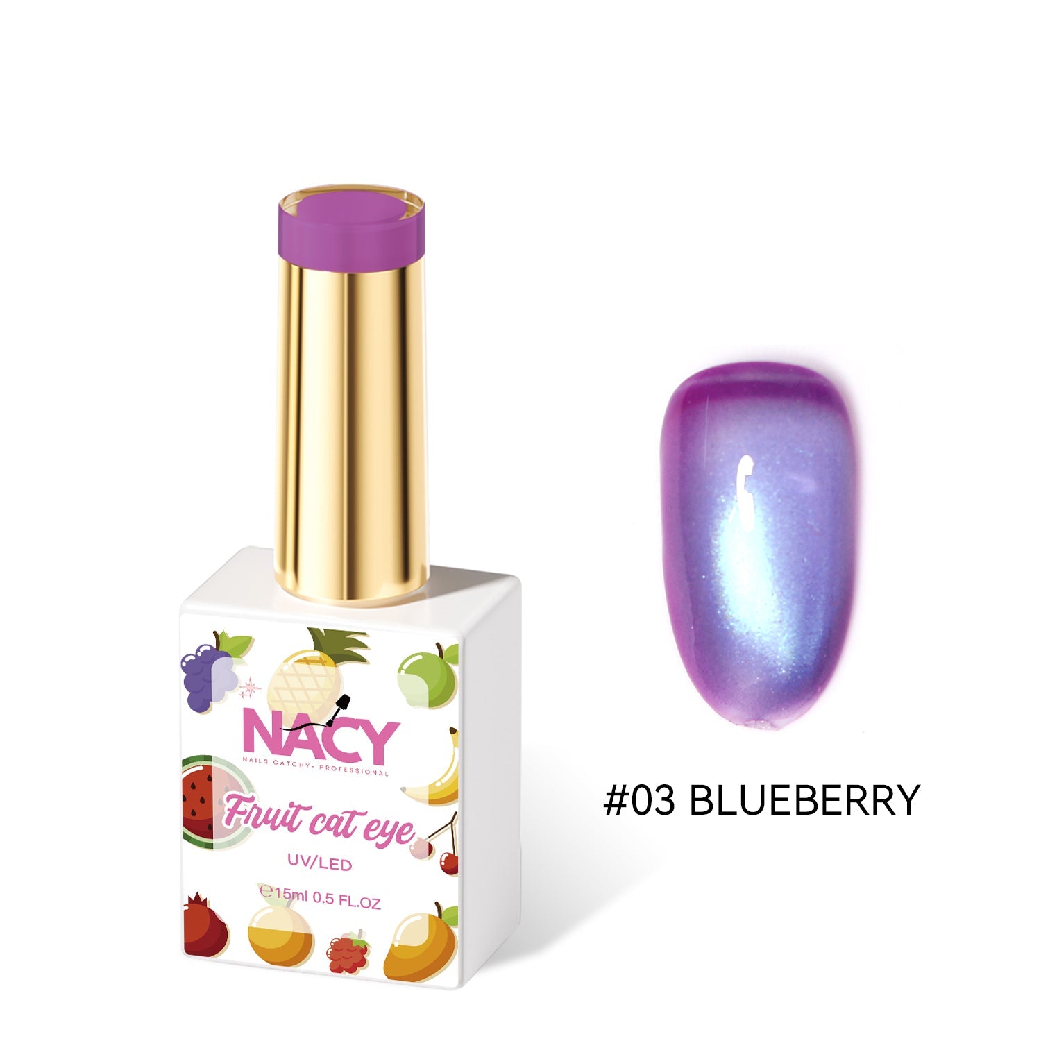Nacy Fruit Cat Eye Gel 0.5oz Hema / Tpo Free - 03