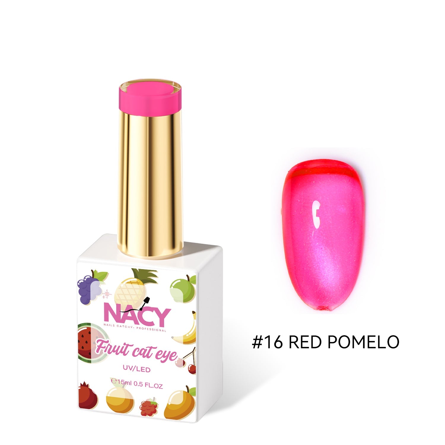 Nacy Fruit Cat Eye Gel 0.5oz Hema / Tpo Free - 016
