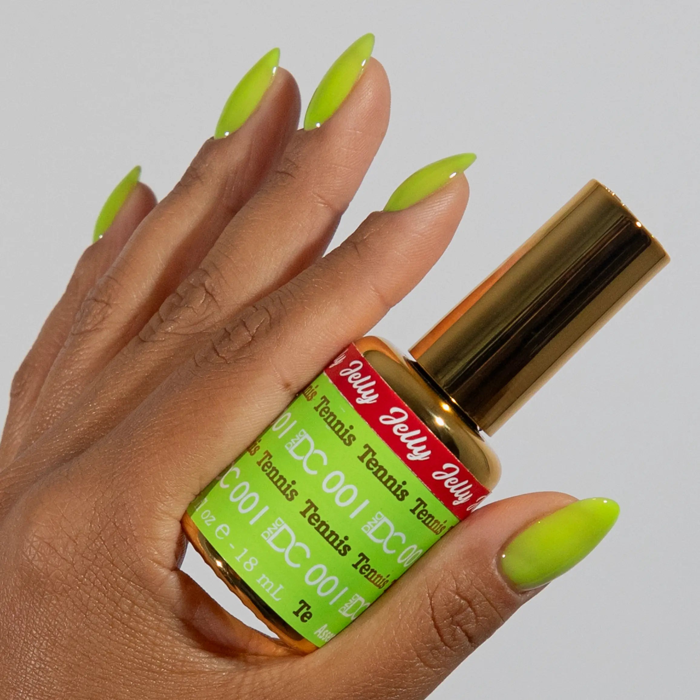 DND DC All My Jelly Gel Polish – #001 Tennis (0.6oz / 18ml) – NEW 2026