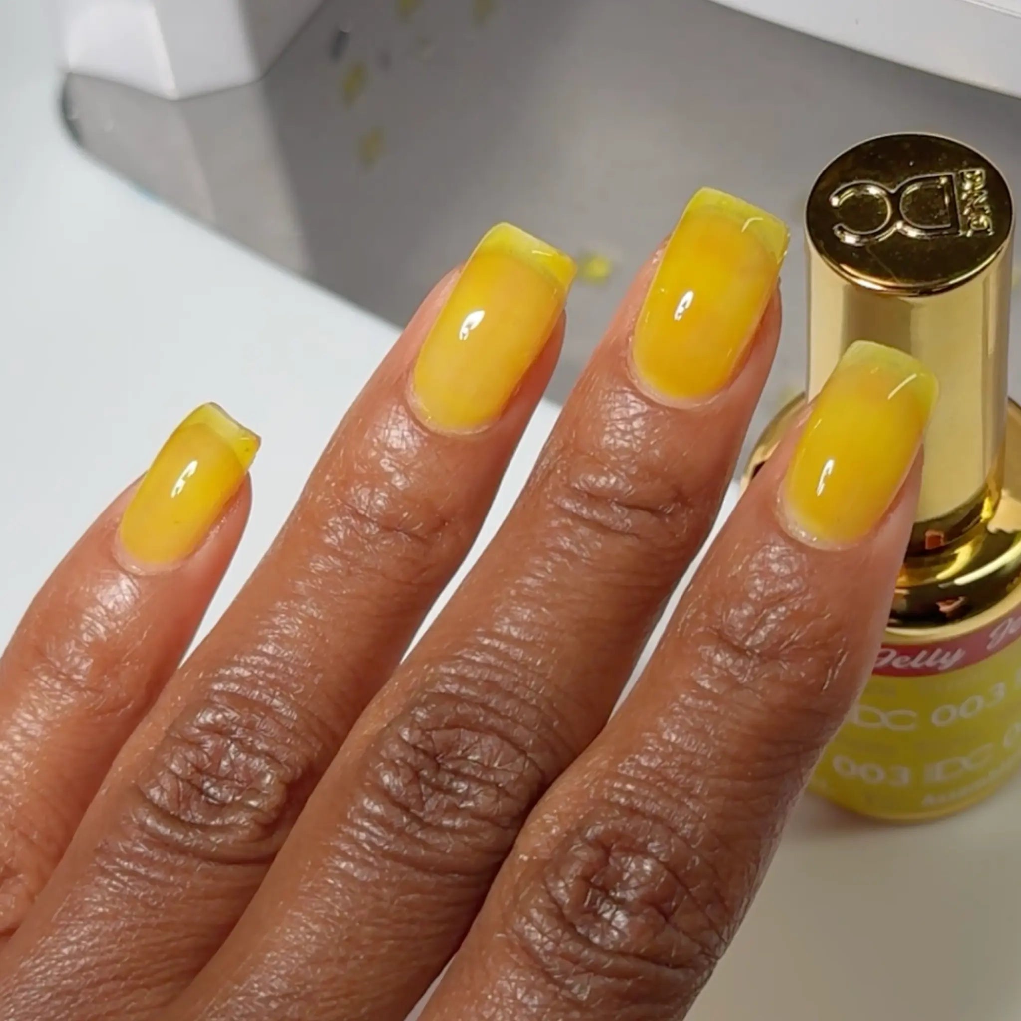DND DC All My Jelly Gel Polish – #003 Yuzu (0.6oz / 18ml) – NEW 2026