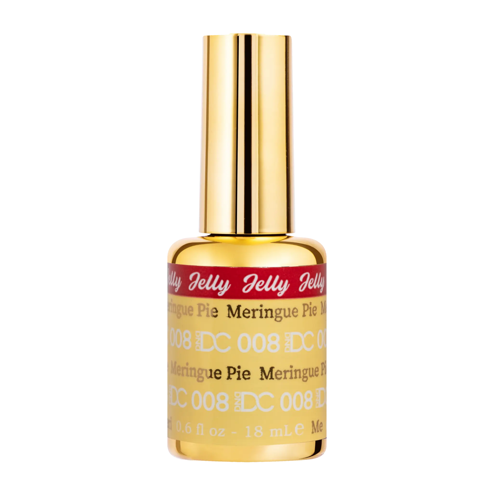 DND DC All My Jelly Gel Polish – #008 Merengue Pie (0.6oz / 18ml) – NEW 2026