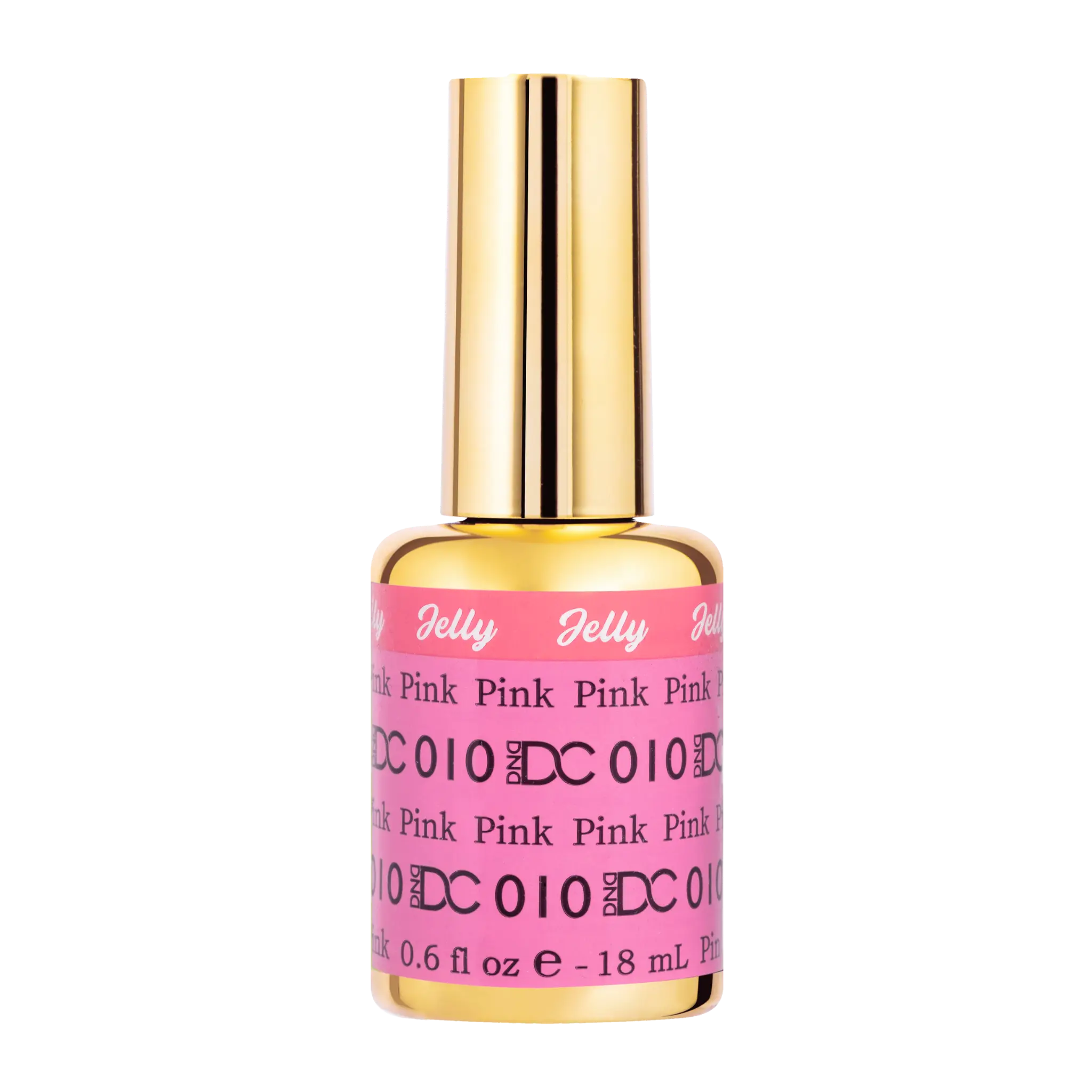 DND DC All My Jelly Gel Polish – #010 Pink (0.6oz / 18ml) – NEW 2026