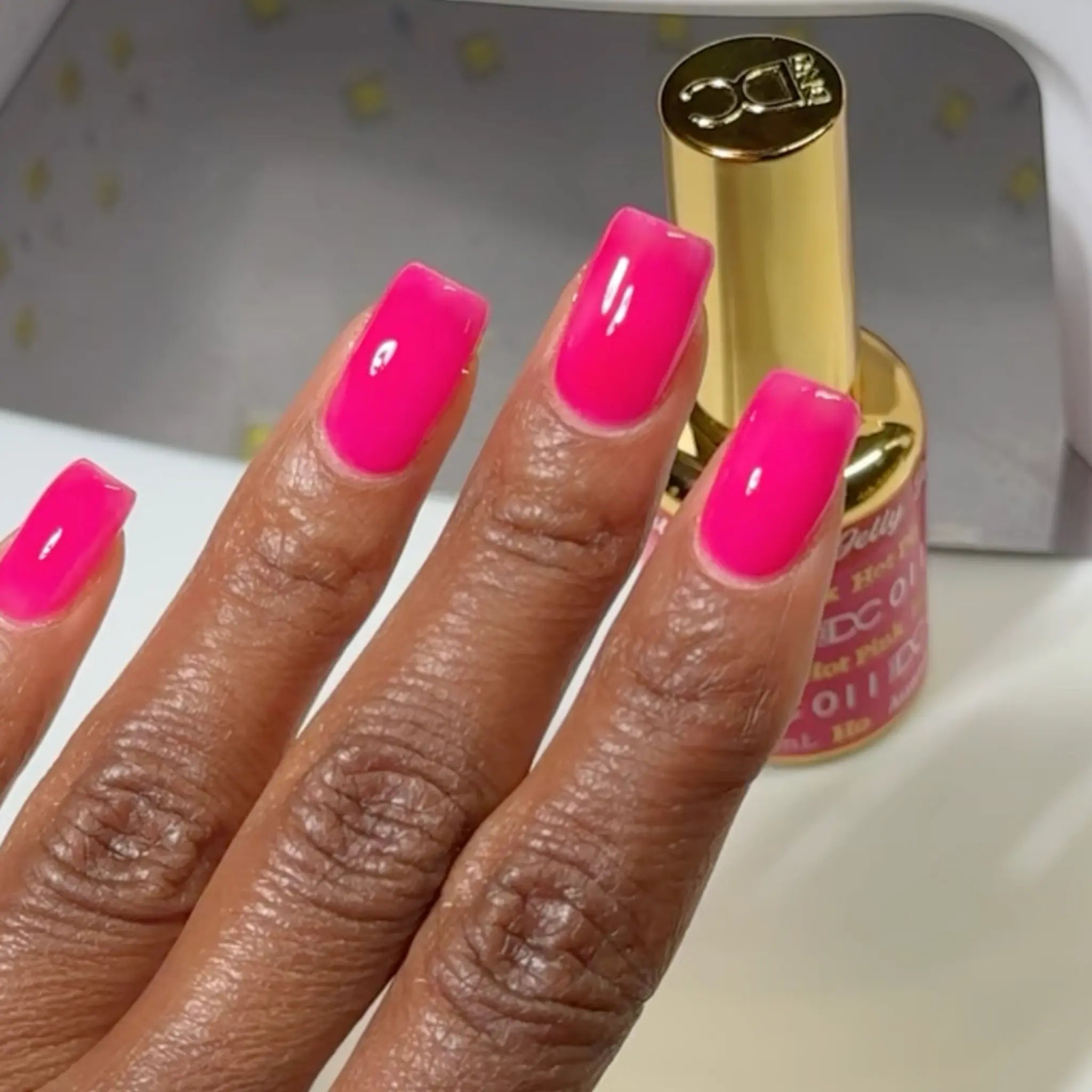 DND DC All My Jelly Gel Polish – #011 Hot Pink (0.6oz / 18ml) – NEW 2026