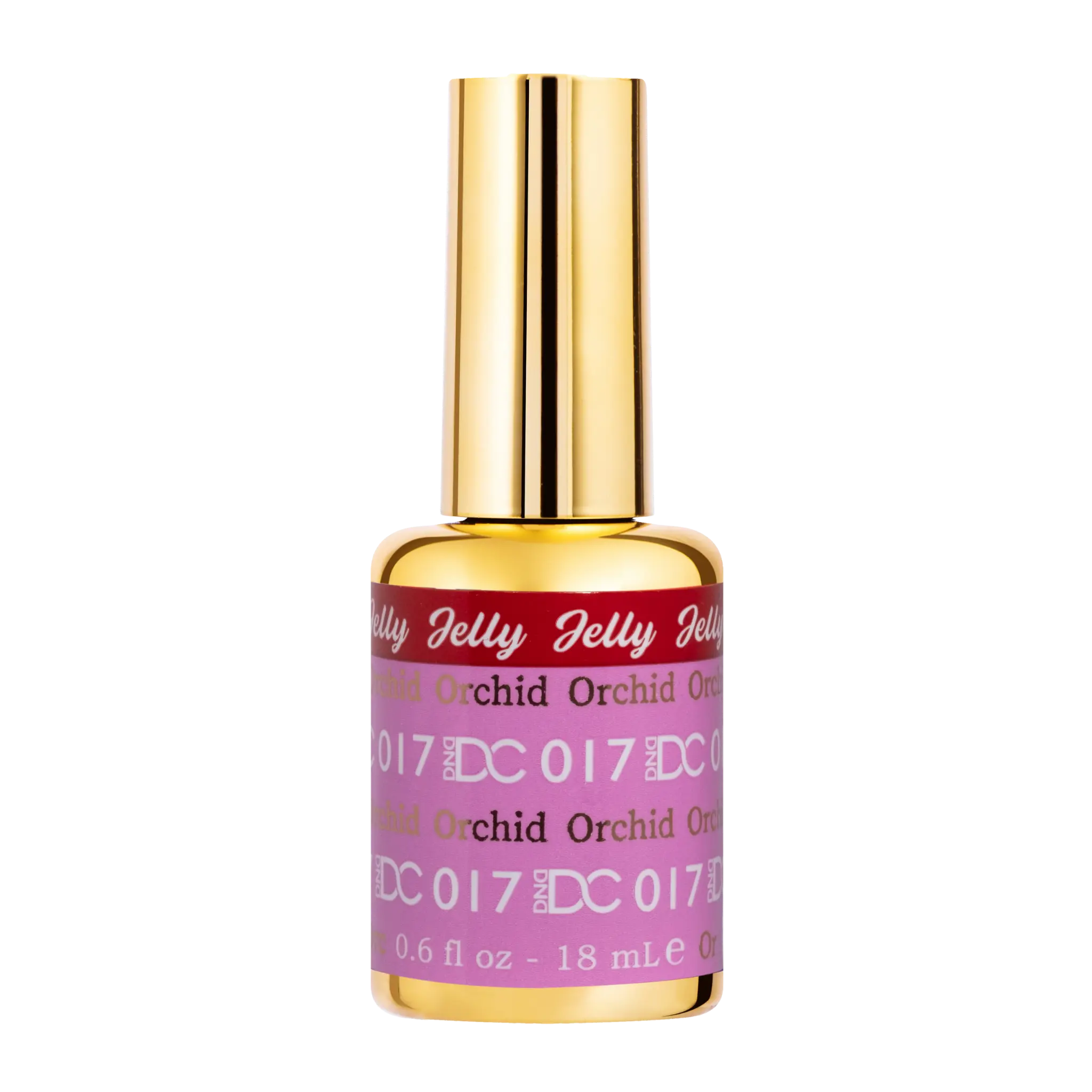 DND DC All My Jelly Gel Polish – #017 Orchid (0.6oz / 18ml) – NEW 2026