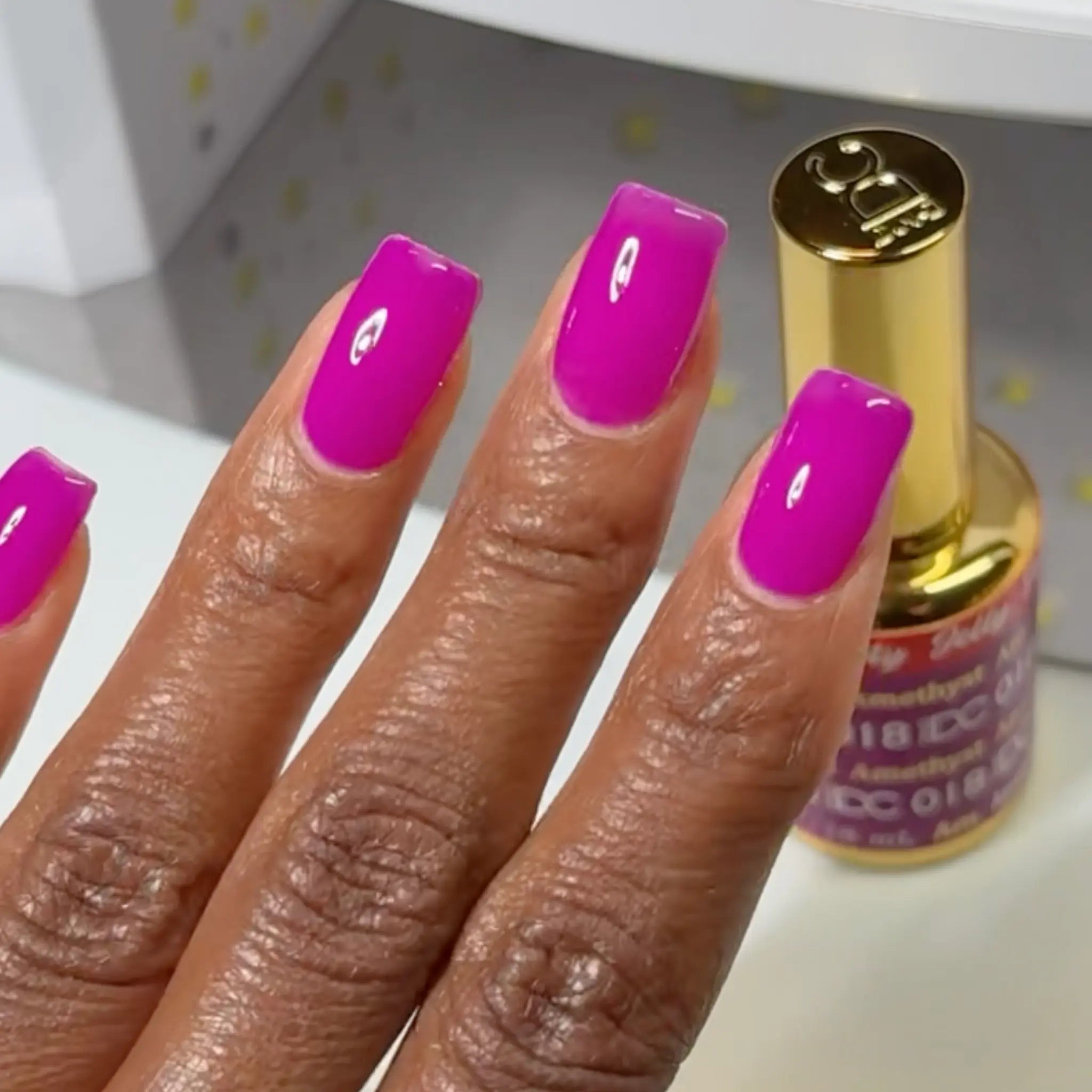 DND DC All My Jelly Gel Polish – #018 Amethyst (0.6oz / 18ml) – NEW 2026