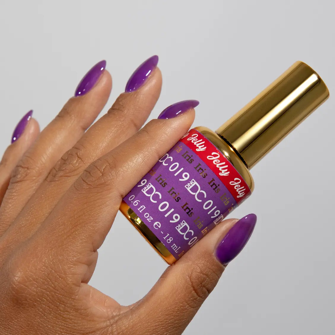 DND DC All My Jelly Gel Polish – #019 Iris (0.6oz / 18ml) – NEW 2026