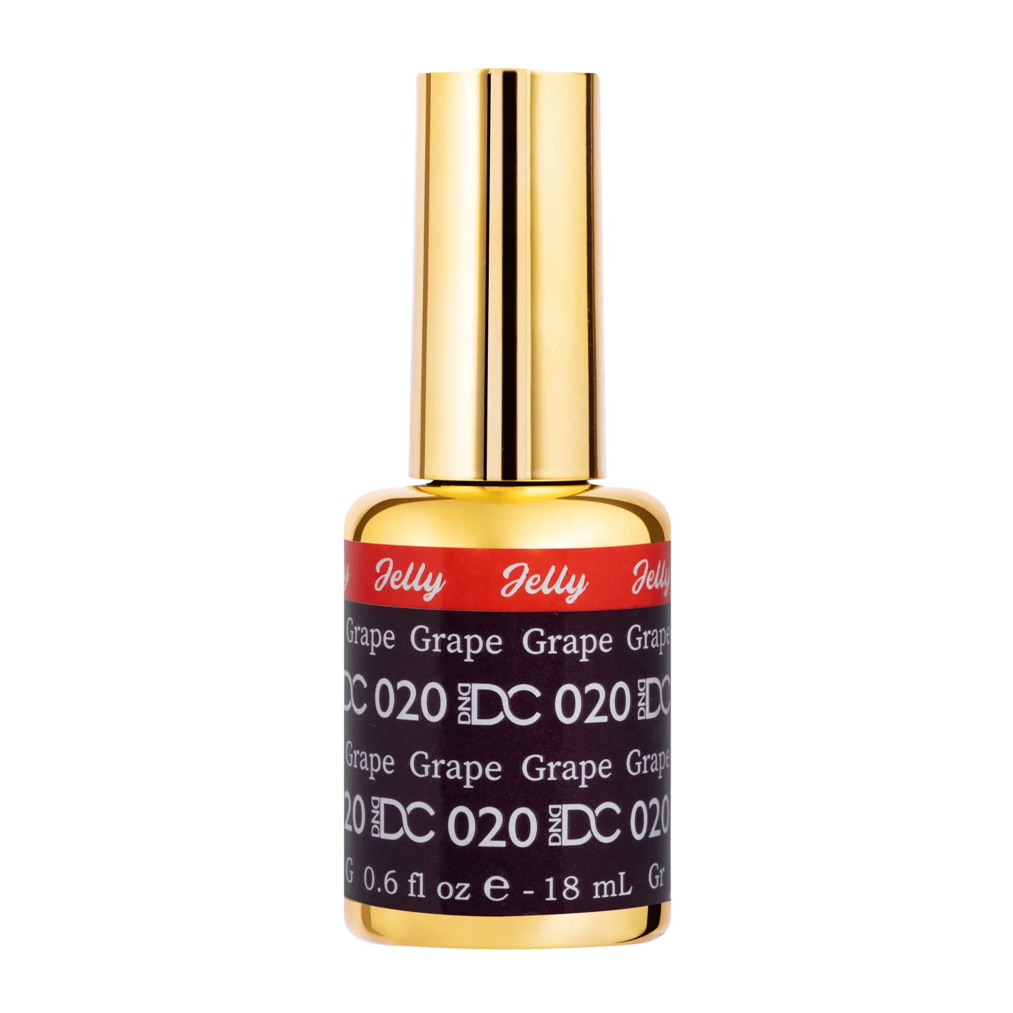 DND DC All My Jelly Gel Polish – #020 Grape (0.6oz / 18ml) – NEW 2026