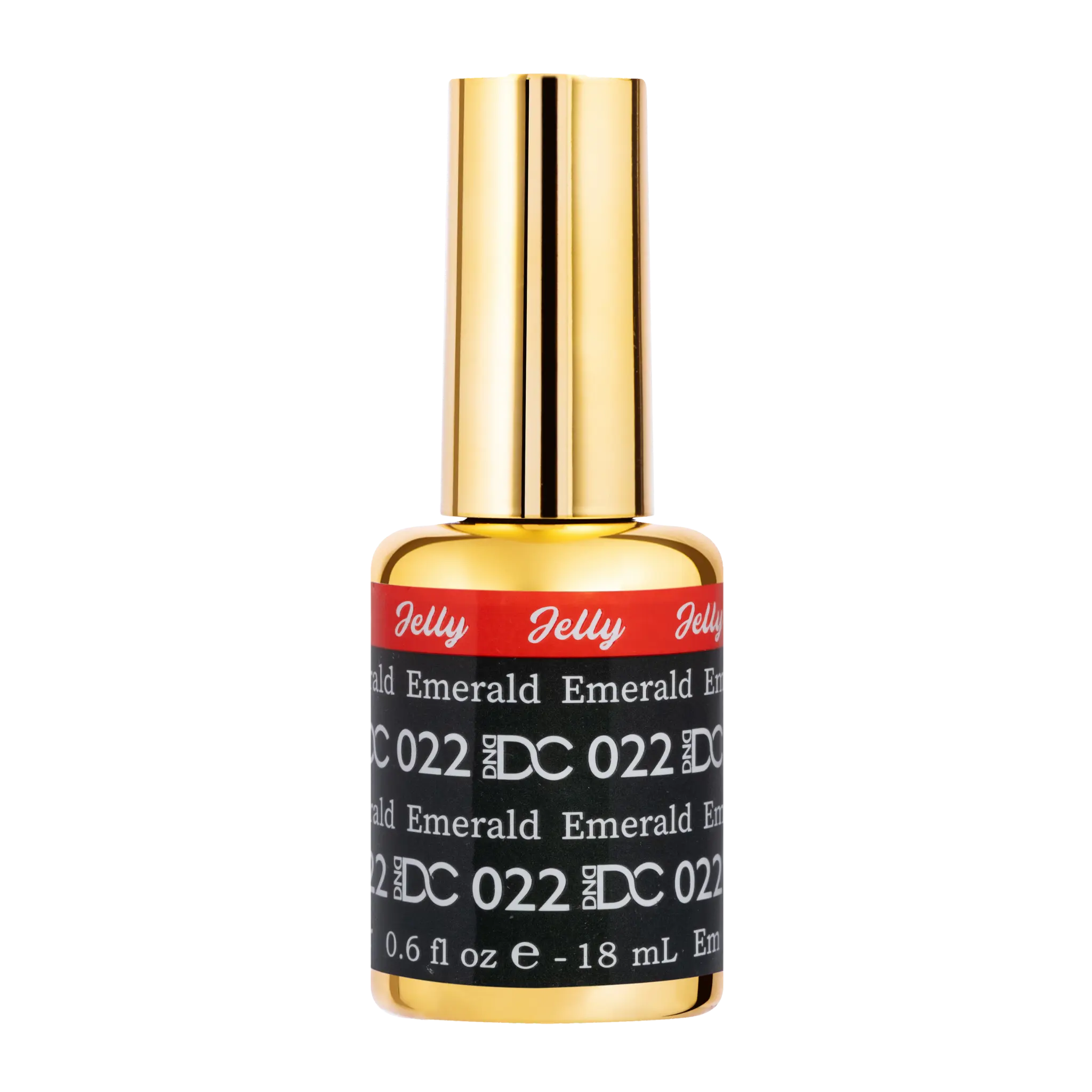 DND DC All My Jelly Gel Polish – #022 Emerald (0.6oz / 18ml) – NEW 2026