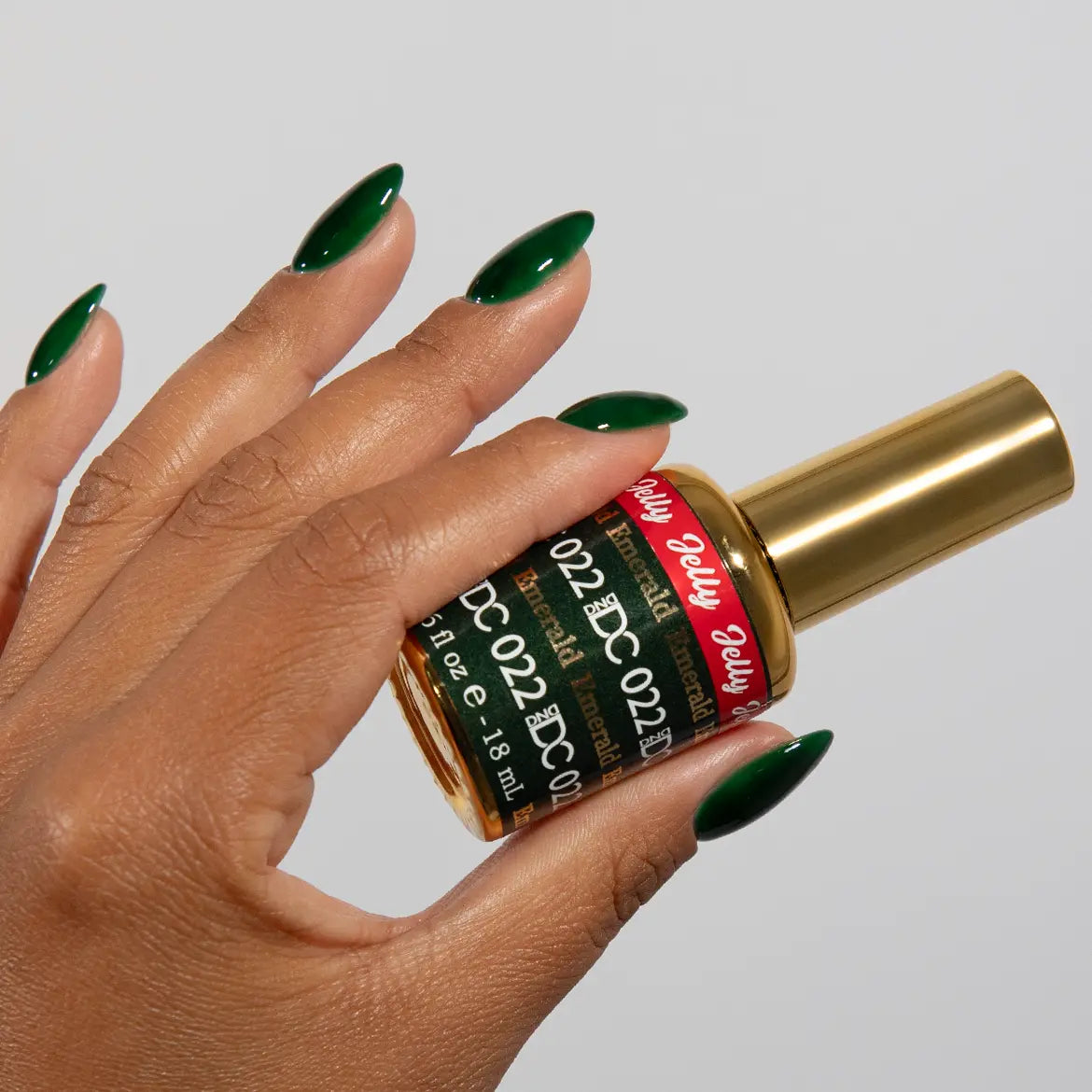 DND DC All My Jelly Gel Polish – #022 Emerald (0.6oz / 18ml) – NEW 2026