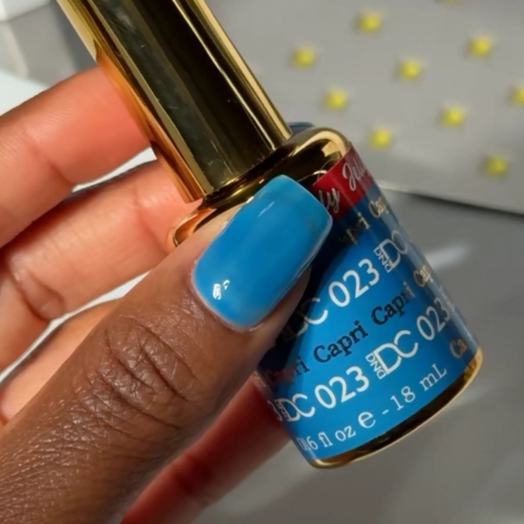 DND DC All My Jelly Gel Polish – #023 Capri (0.6oz / 18ml) – NEW 2026
