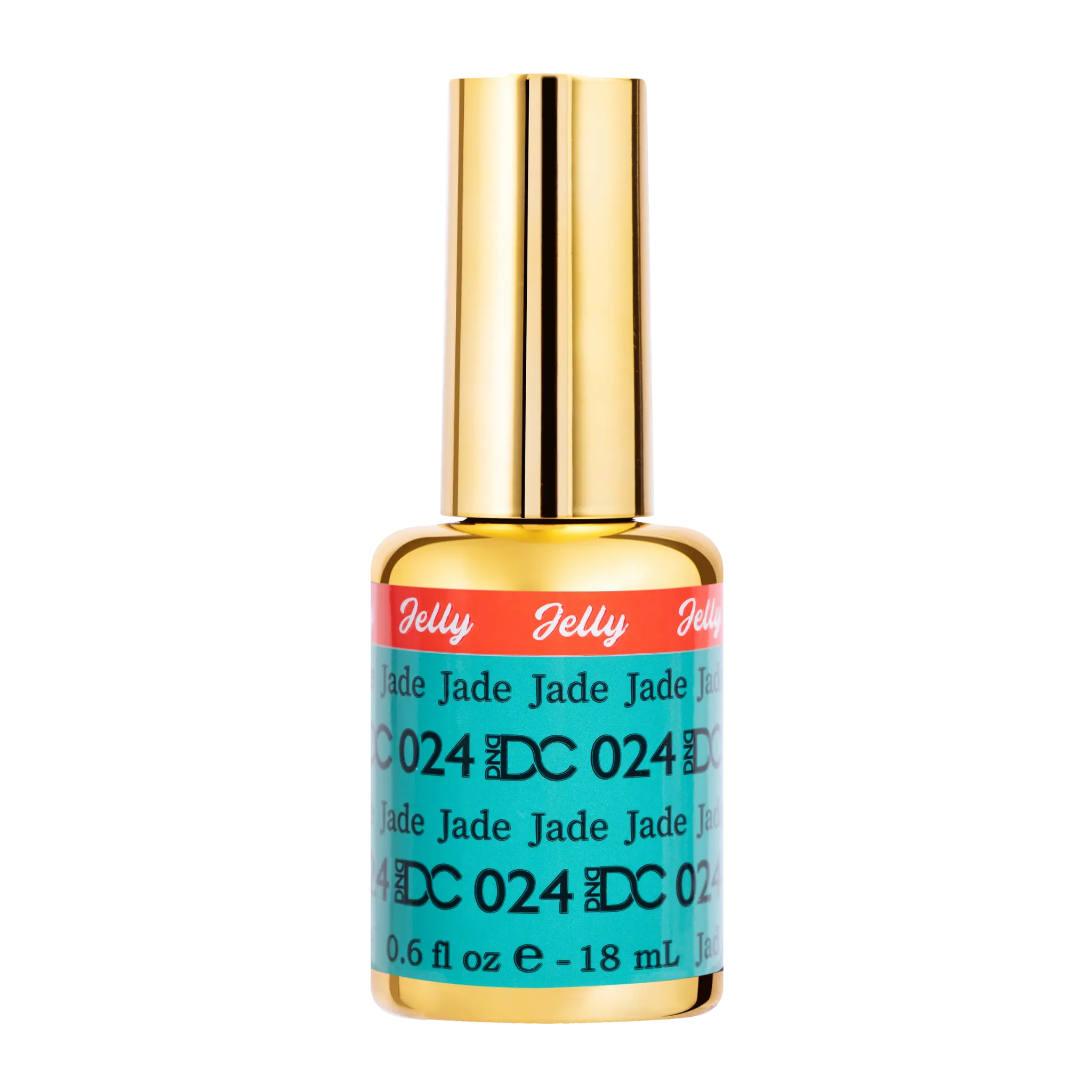 DND DC All My Jelly Gel Polish – #024 Jade (0.6oz / 18ml) – NEW 2026