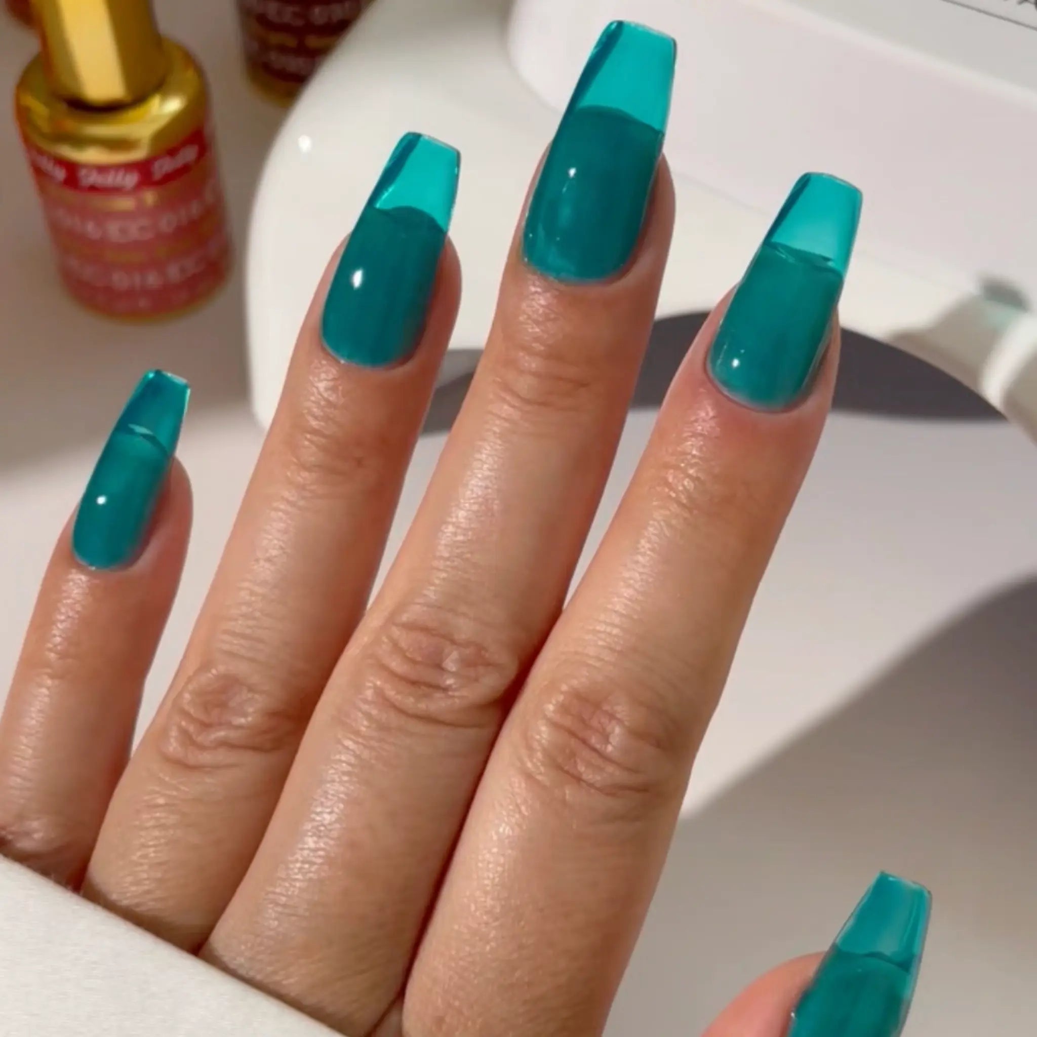 DND DC All My Jelly Gel Polish – #024 Jade (0.6oz / 18ml) – NEW 2026