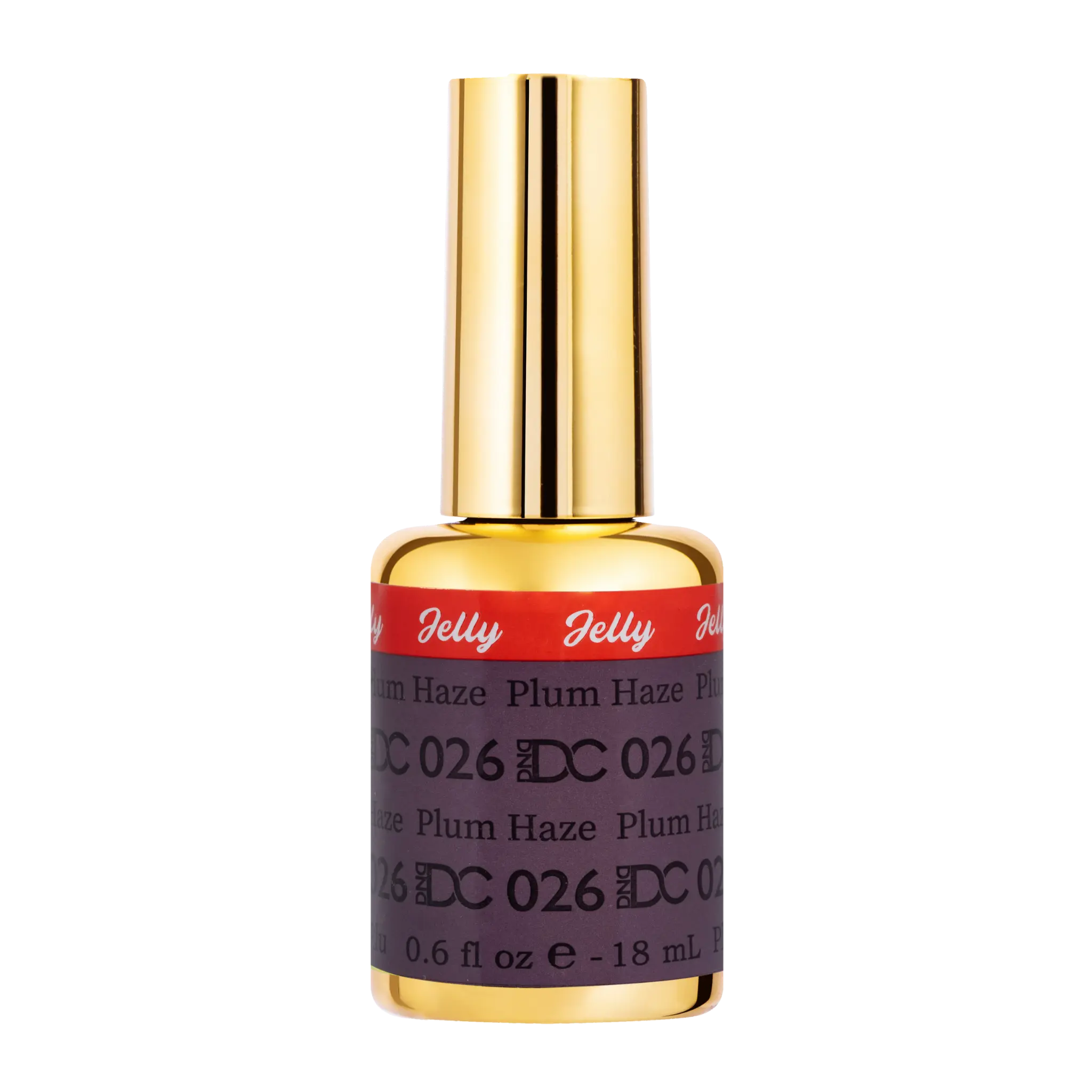 DND DC All My Jelly Gel Polish – #026 Plum Haze (0.6oz / 18ml) – NEW 2026