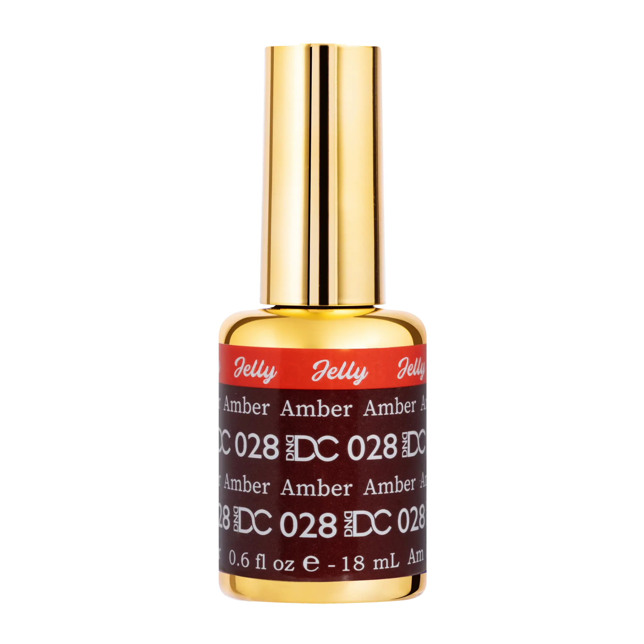 DND DC All My Jelly Gel Polish – #028 Amber (0.6oz / 18ml) – NEW 2026
