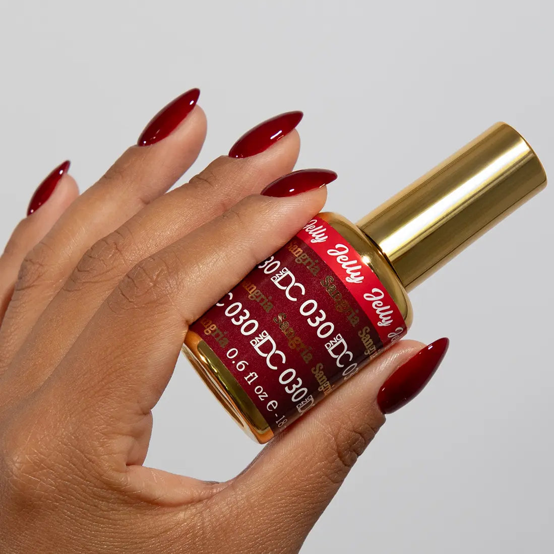 DND DC All My Jelly Gel Polish – #030 Sangria (0.6oz / 18ml) – NEW 2026